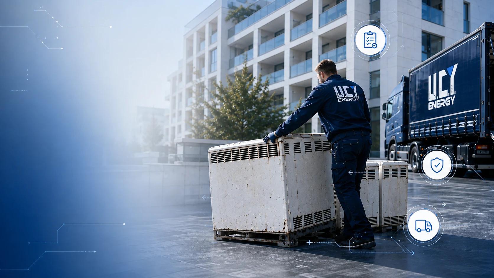 Nachtspeicheröfen entsorgen – klar geplant und zentral koordiniert
